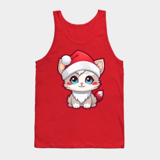 Christmas Cat Tank Top